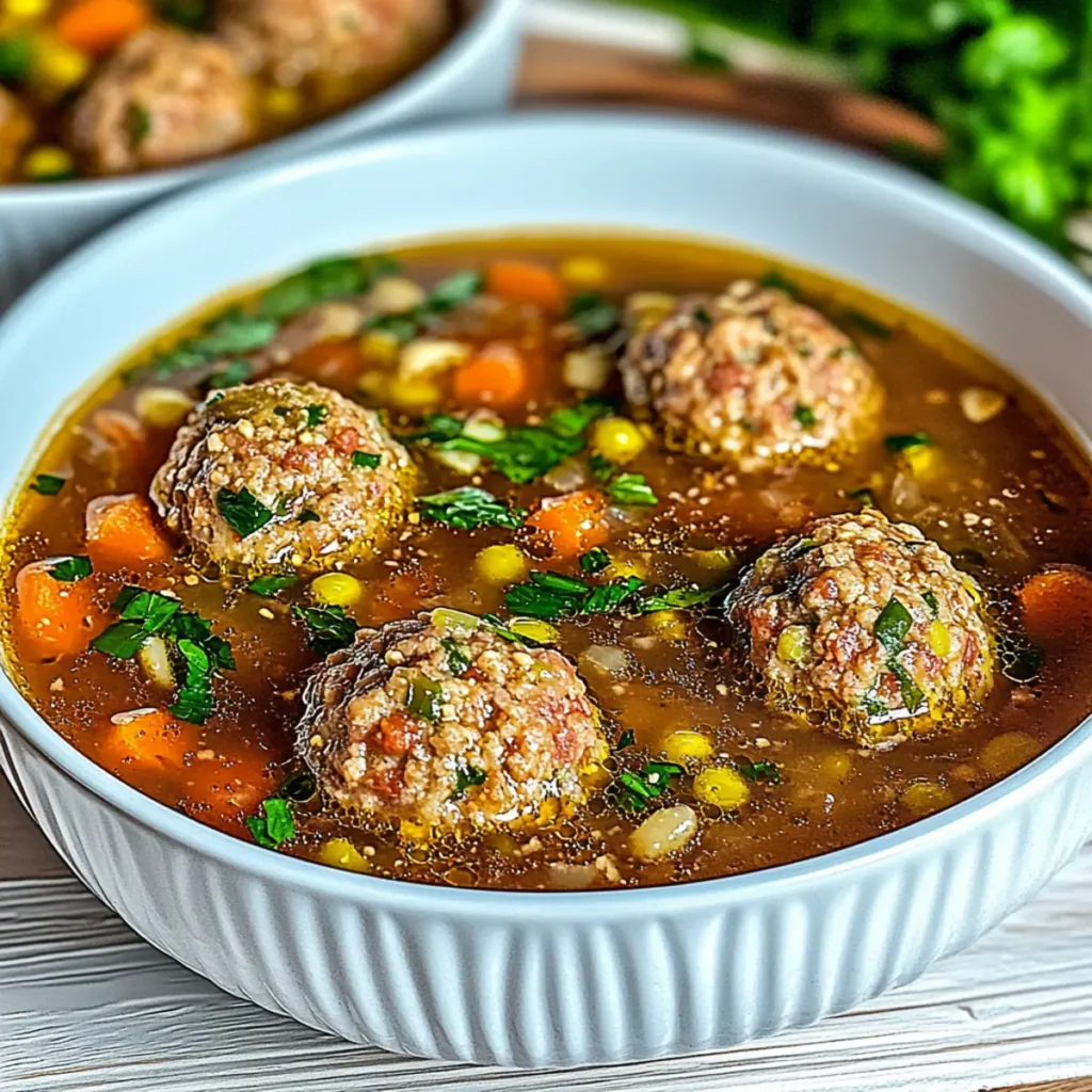 Meatball Soup