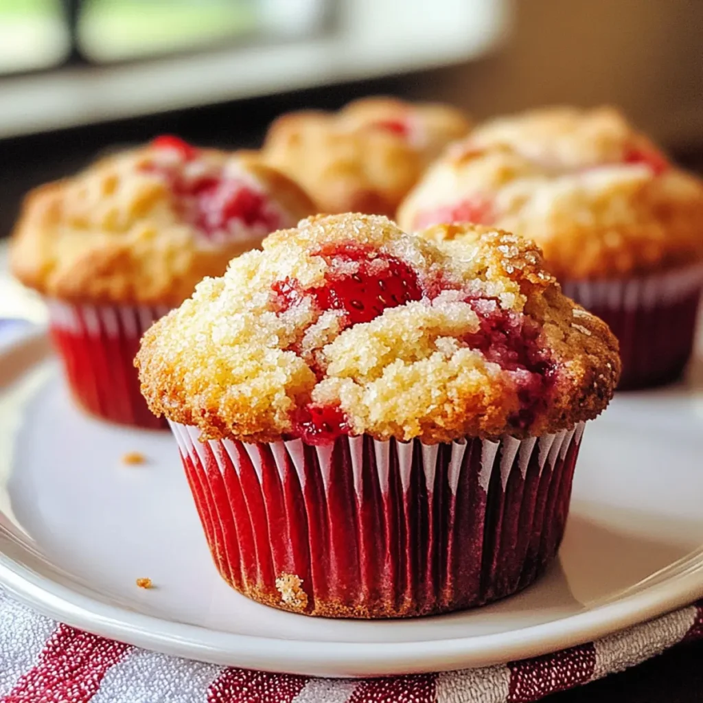 Homemade Strawberry Muffins