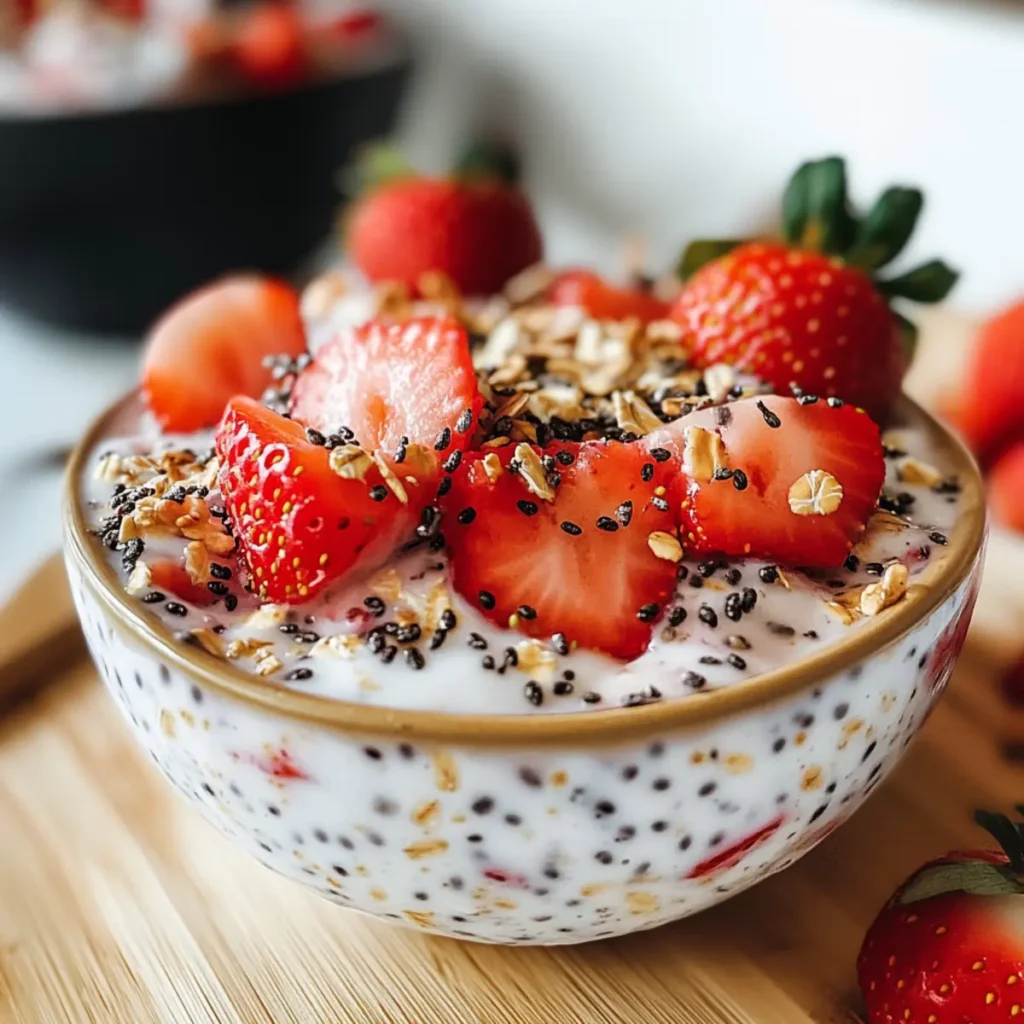 Strawberry Overnight Oats