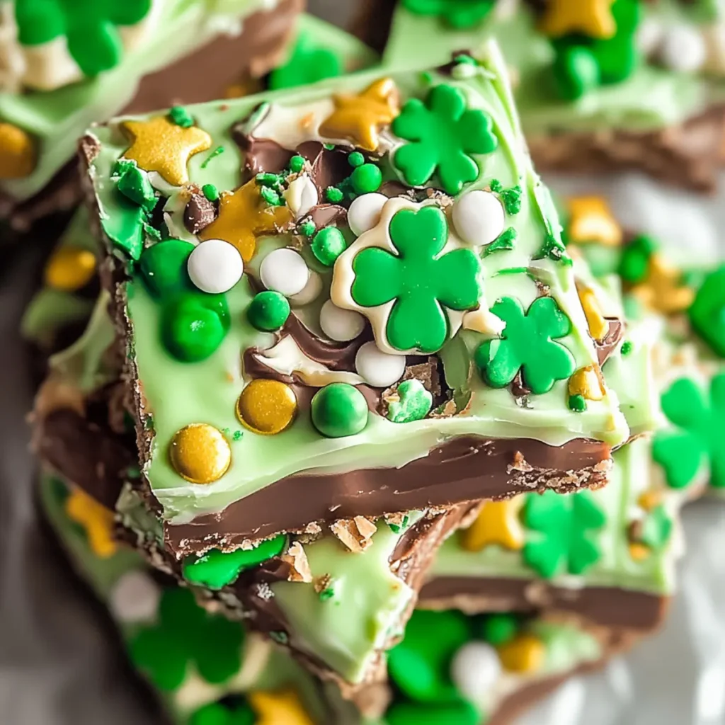 St. Patrick's Day Leprechaun Bark