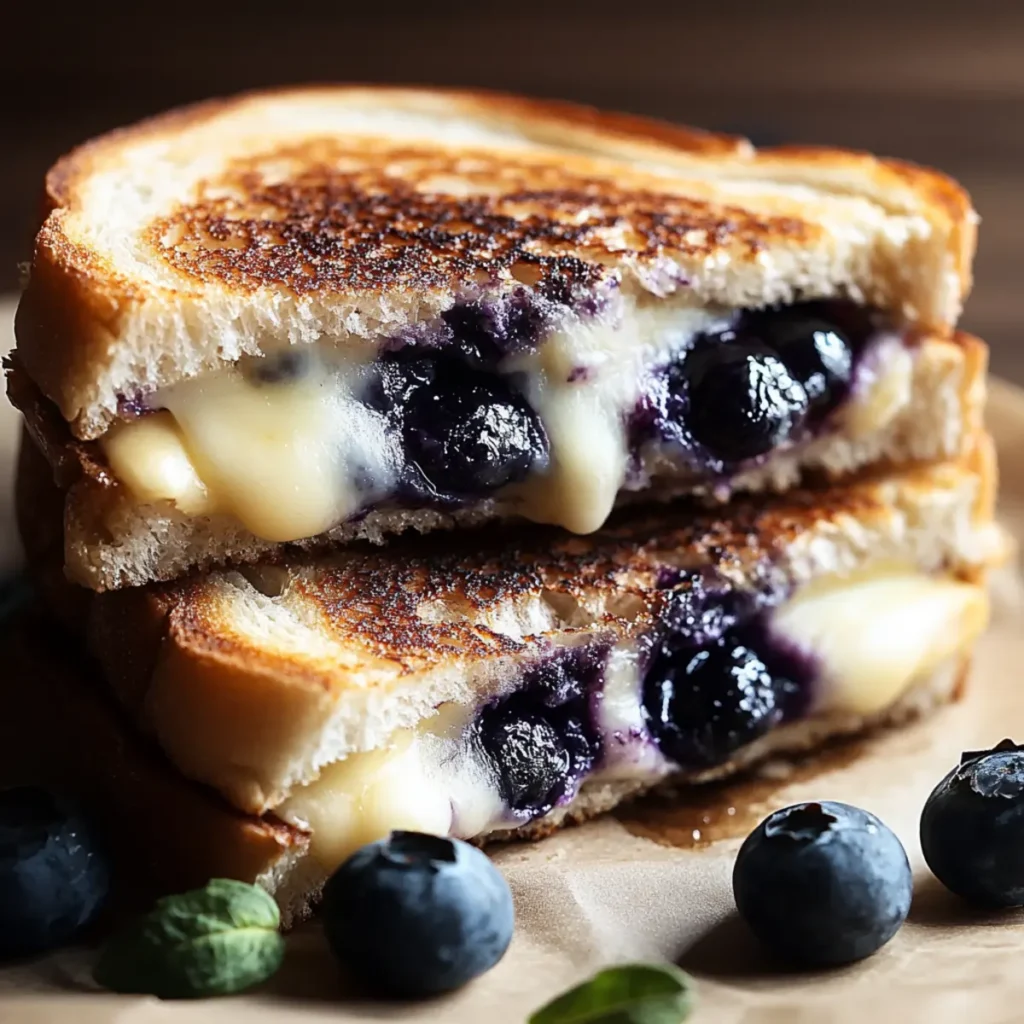 Blueberry White Cheddar Grilled Cheese