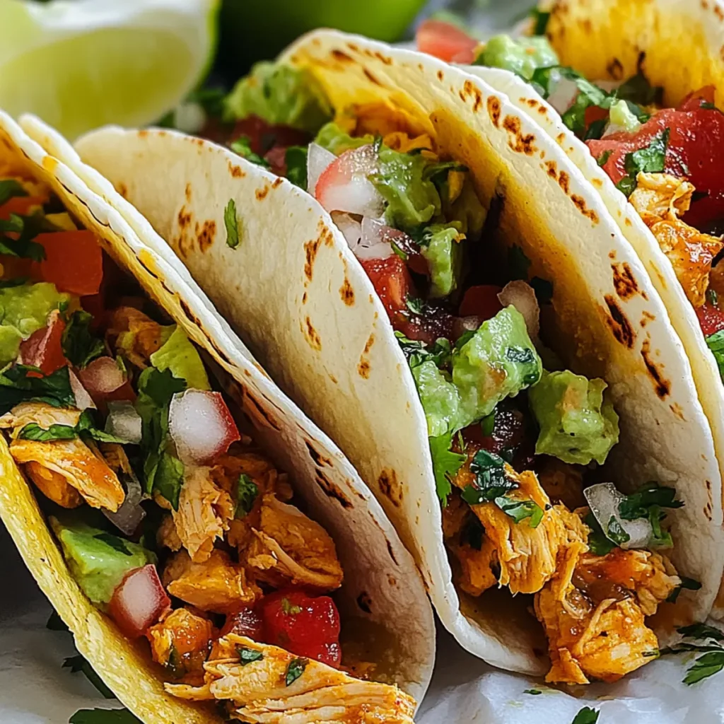 SUPER BOWL Chicken Tacos
