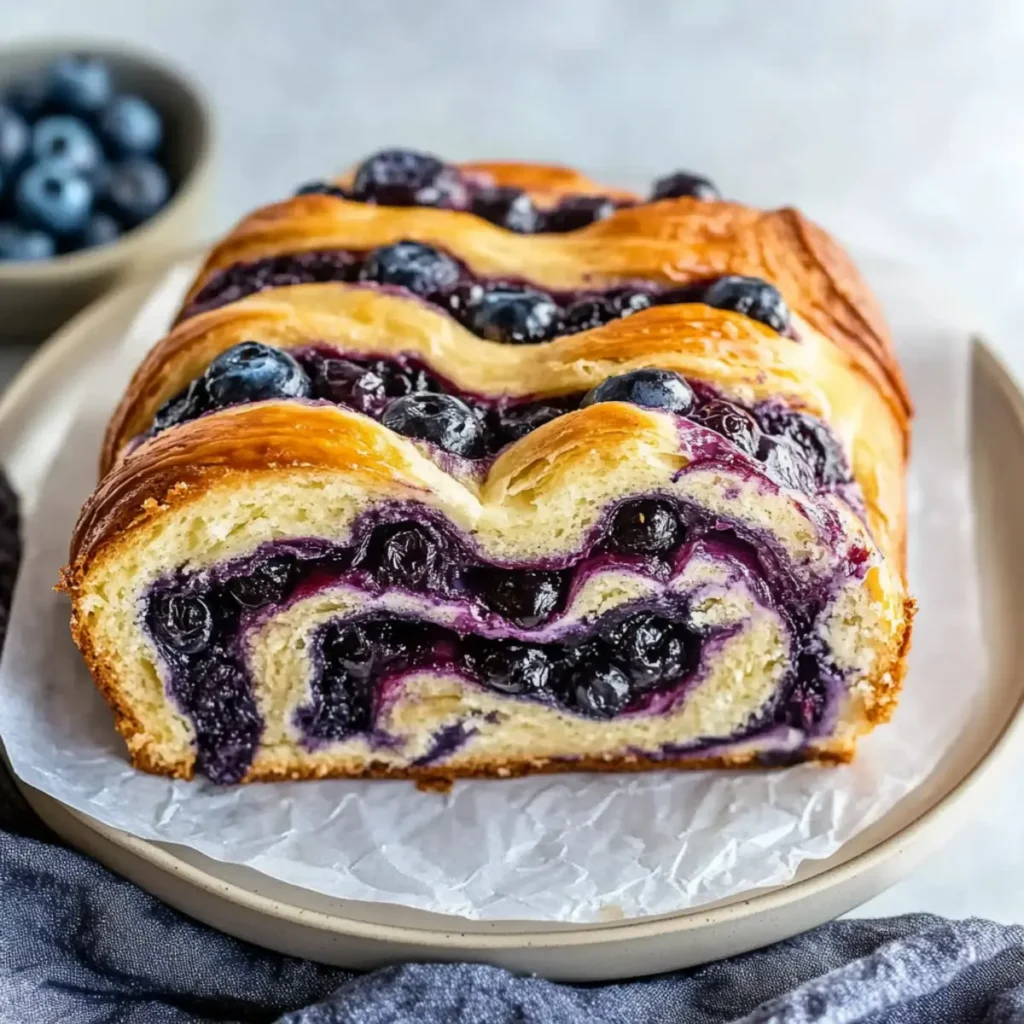 Blueberry Cream Cheese Babka