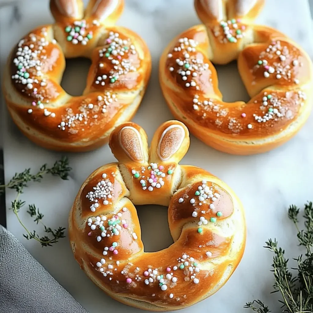 Easter Bunny Soft Pretzels