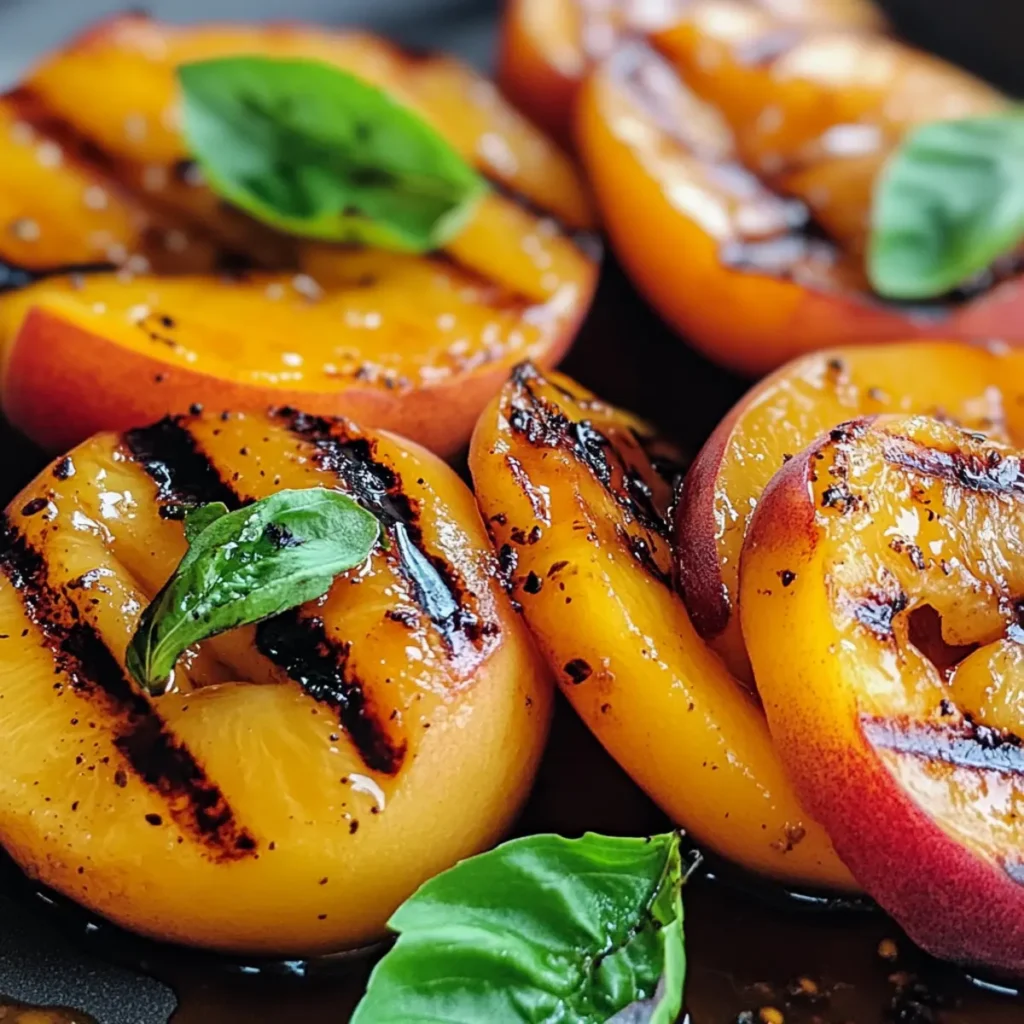 Grilled Peaches