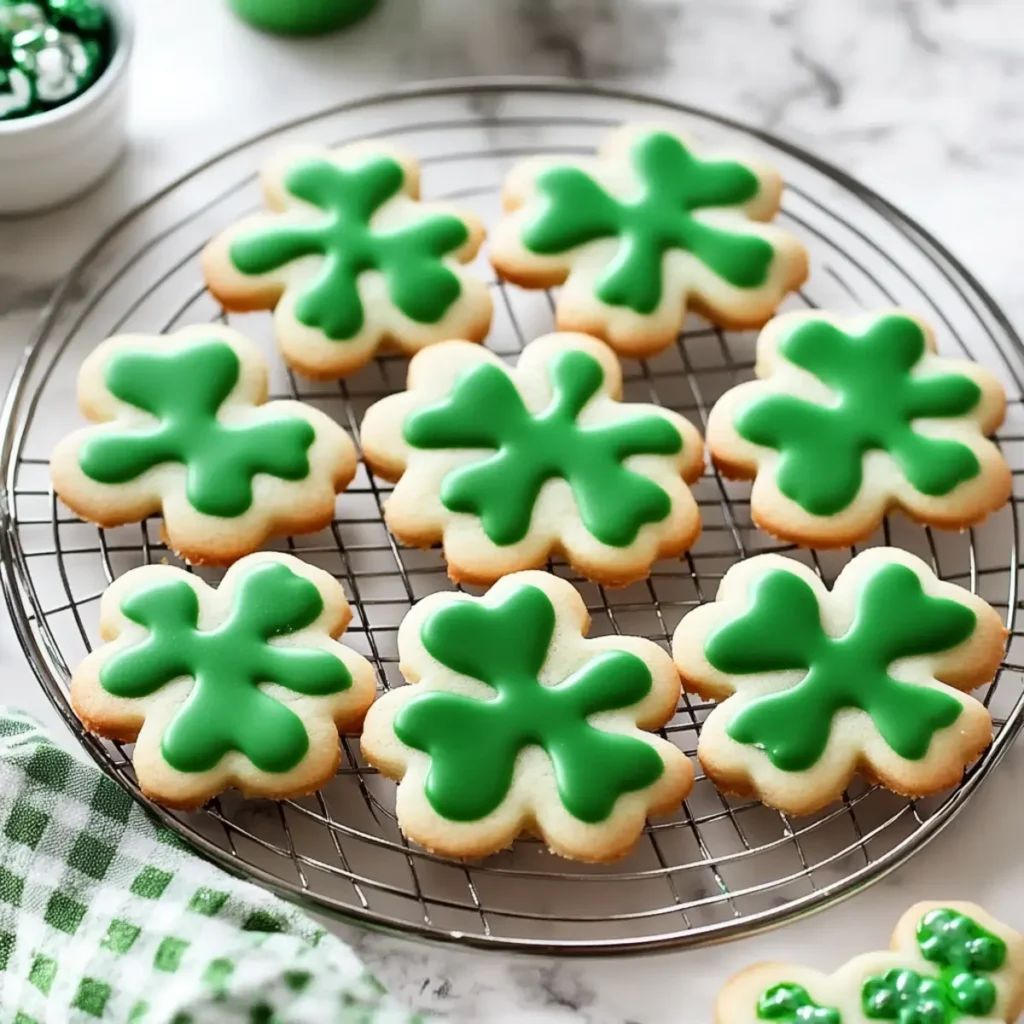 St. Patrick's Day Shamrock Cookies